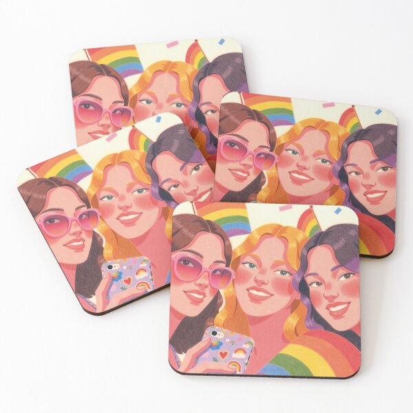 Item preview, lesbian women celebrate Pride Month designed and sold by Mauswohn.