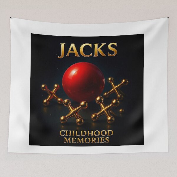 Item preview, Jack's - childhood memories retro toys art. designed and sold by BlackArtMedia.