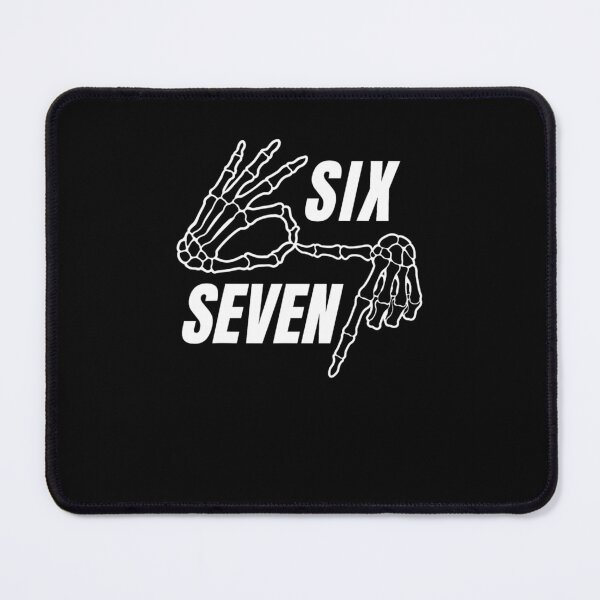 Item preview, Six Seven 6 7 Meme Funny Skeleton Hands Sign Let's Get Sendy designed and sold by DavidCloud.