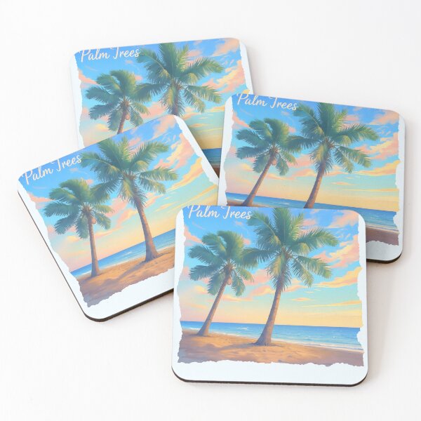 Item preview, Sunset Serenity Beneath the Palm Trees designed and sold by UniquetyDesign.
