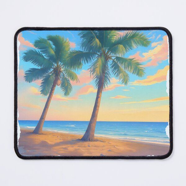 Item preview, Sunset Serenity Beneath the Palm Trees designed and sold by UniquetyDesign.
