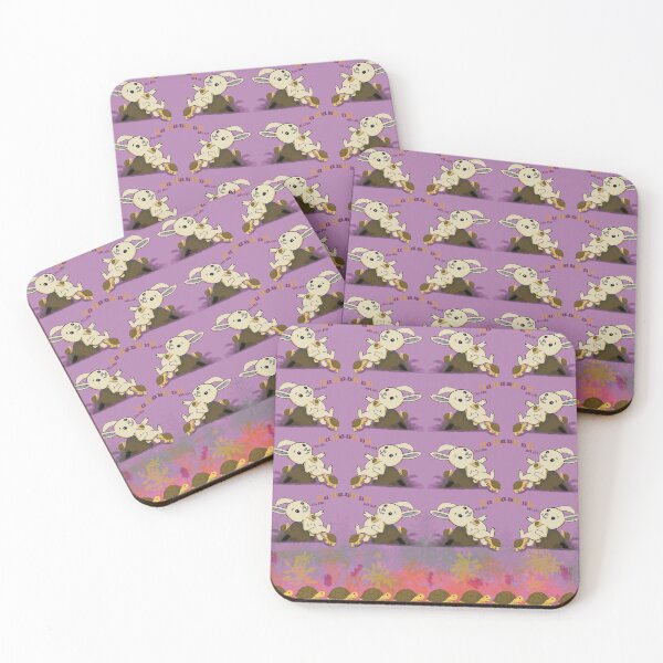 Item preview, Rabbit and turtle pink background. designed and sold by Dechaphopearsri.