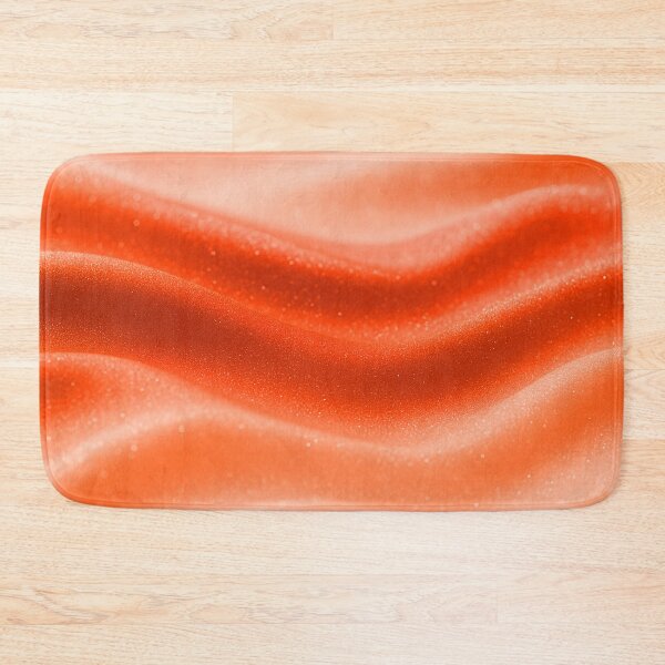 Item preview, Orange Glossy Ripples with Fine Texture designed and sold by SassyArtistry.