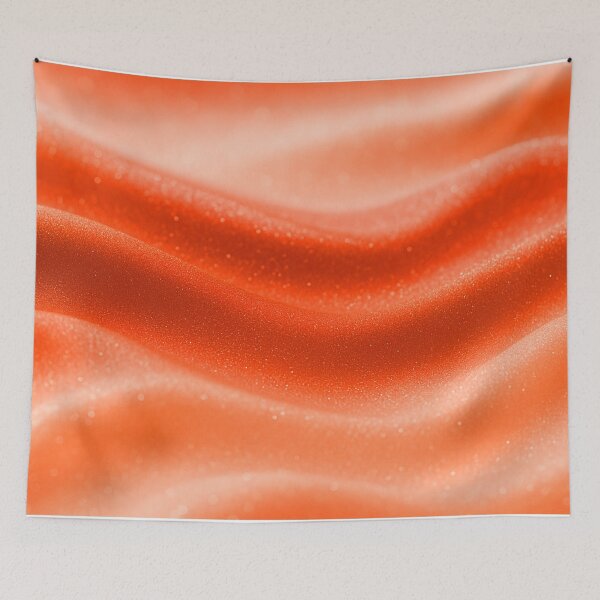 Item preview, Orange Glossy Ripples with Fine Texture designed and sold by SassyArtistry.