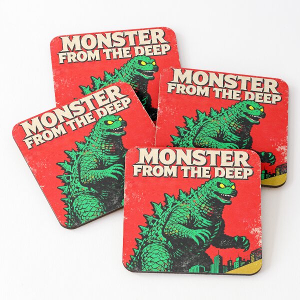 Item preview, Retro poster Monster from the deep designed and sold by OniricaDesign.