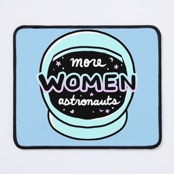 Item preview, More Women Astronauts Message (Planet Blue Background) designed and sold by catblip.