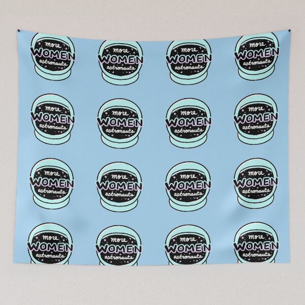 Item preview, More Women Astronauts Message (Planet Blue Background) designed and sold by catblip.