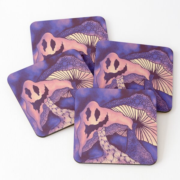 Item preview, Sunset Mushroom Doodle  designed and sold by kSheyann.