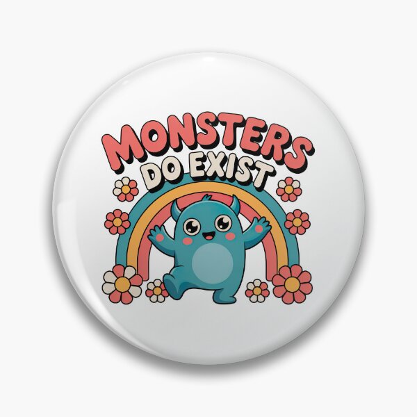 Item preview, Monsters Do Exist, Cute Kawaii Monster designed and sold by graphic-genie.