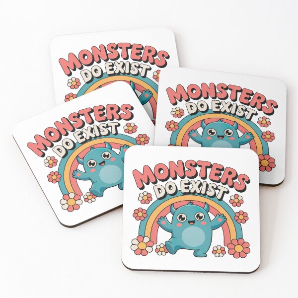 Item preview, Monsters Do Exist, Cute Kawaii Monster designed and sold by graphic-genie.