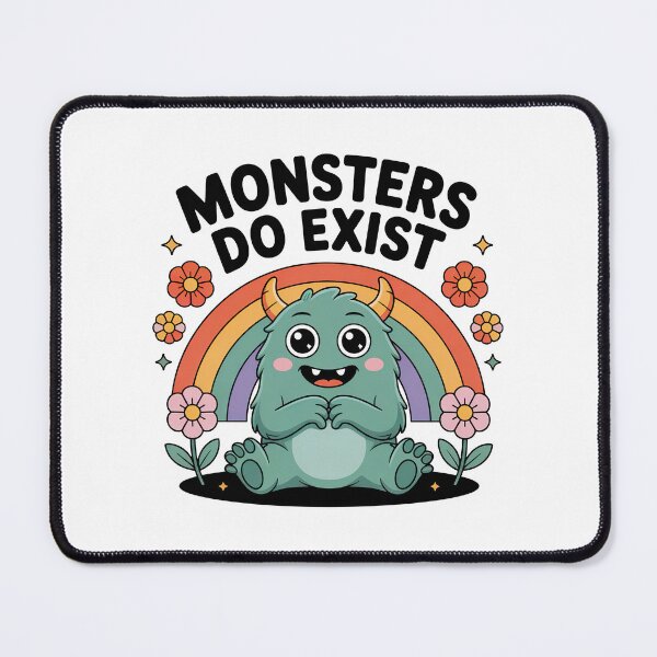 Item preview, Monsters Do Exist, Cute Kawaii Monster designed and sold by graphic-genie.