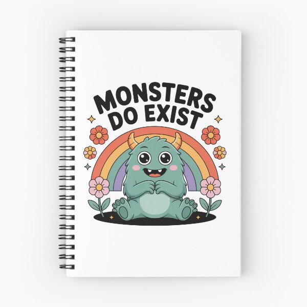 Item preview, Monsters Do Exist, Cute Kawaii Monster designed and sold by graphic-genie.