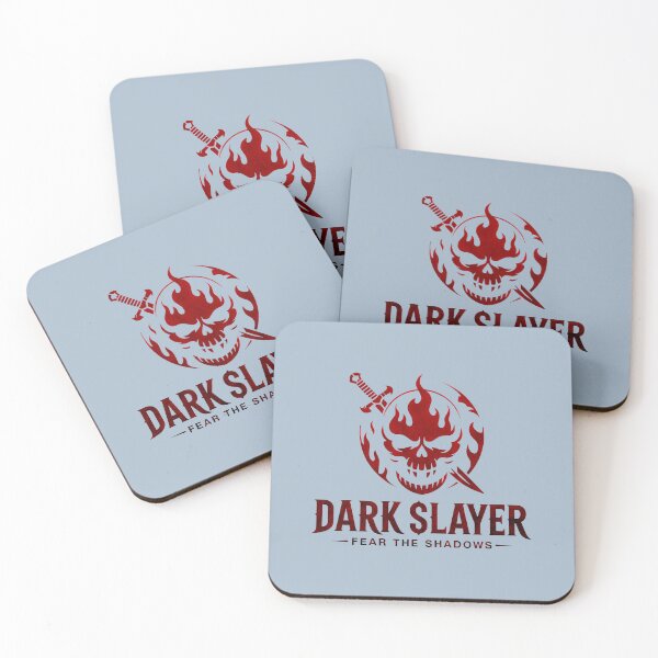 Item preview, DARK SLAYER - Fierce Dark Red Skull Design with Dagger - textured and multitone designed and sold by Big Bang Canvas.