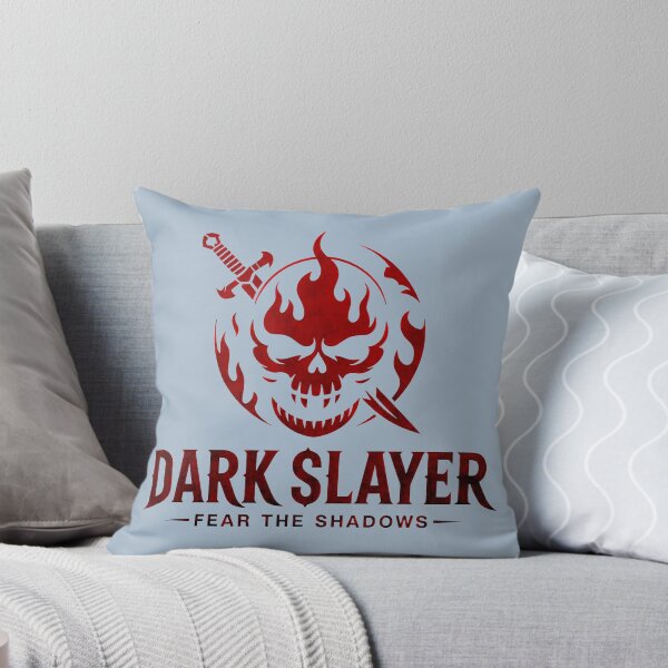 Item preview, DARK SLAYER - Fierce Dark Red Skull Design with Dagger - textured and multitone designed and sold by Big Bang Canvas.