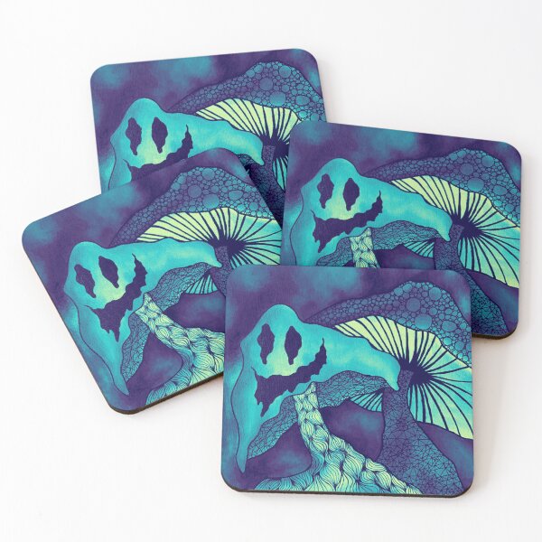 Item preview, Mushroom Doodle Blues designed and sold by kSheyann.