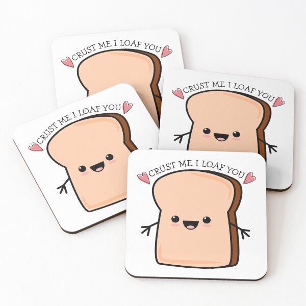 Item preview, Cust Me I loaf You Toast Bread designed and sold by Doodle Moon Studios.