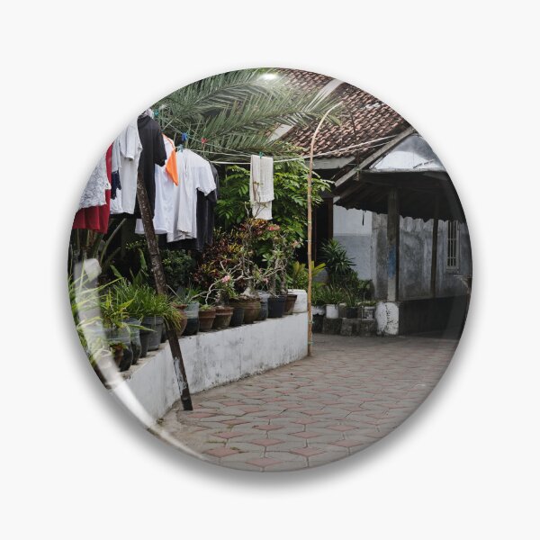 Item preview, A peaceful morning in a small Javanese alley designed and sold by franck380.
