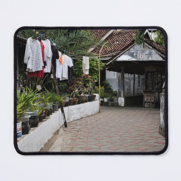 Item preview, A peaceful morning in a small Javanese alley designed and sold by franck380.