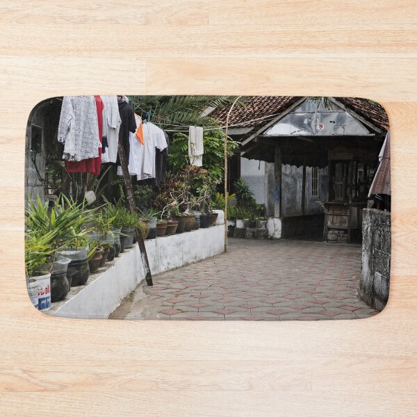 Item preview, A peaceful morning in a small Javanese alley designed and sold by franck380.