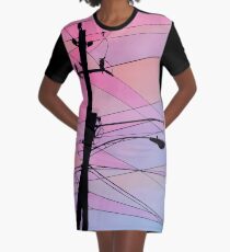 Wired Sky 2 Graphic T-Shirt Dress