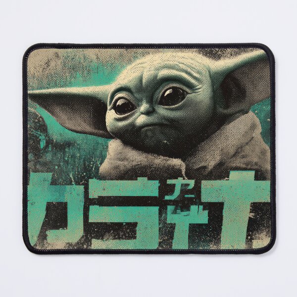 Item preview, Baby Yoda Desk Mat Light Side Cutie  designed and sold by AnimeArsenalPrints.