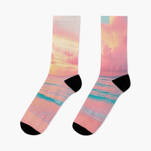 Item preview, Pastel Ocean Sunset with Pink Clouds designed and sold by SassyArtistry.