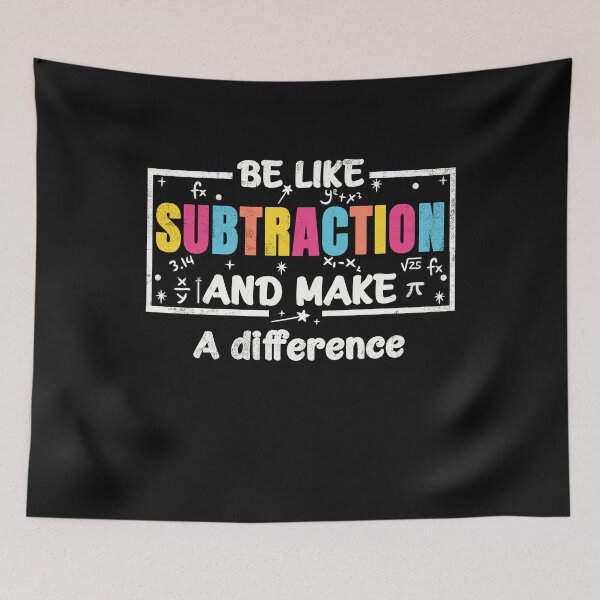 Item preview, Bold Subtraction Math Quote T-Shirt designed and sold by LashondaGreen89.