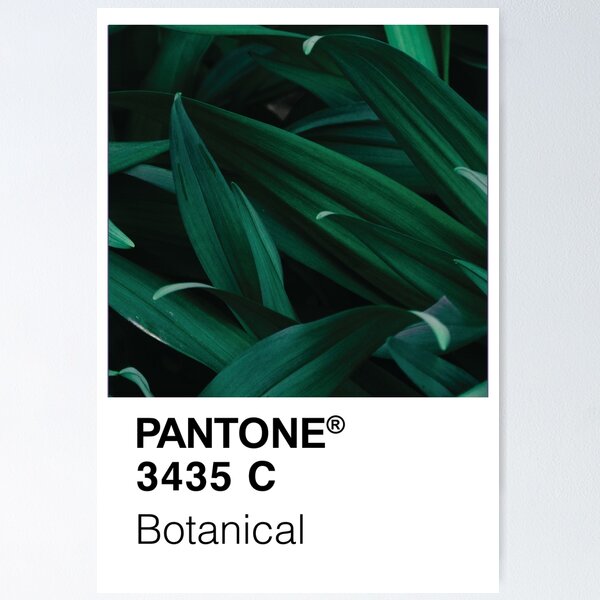 Item preview, Color Swatch - Green Botanical Plant designed and sold by social-dilemma.