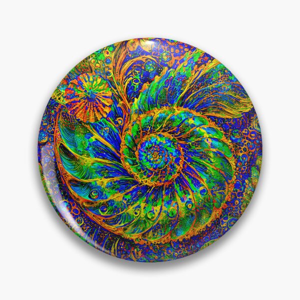 Item preview, Chromatic Bloom Spiraling Through Liquid Light designed and sold by blackhalt.
