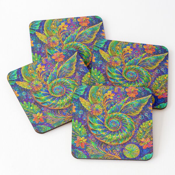 Item preview, Chromatic Bloom Spiraling Through Liquid Light designed and sold by blackhalt.