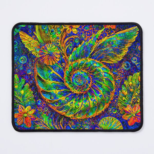 Item preview, Chromatic Bloom Spiraling Through Liquid Light designed and sold by blackhalt.