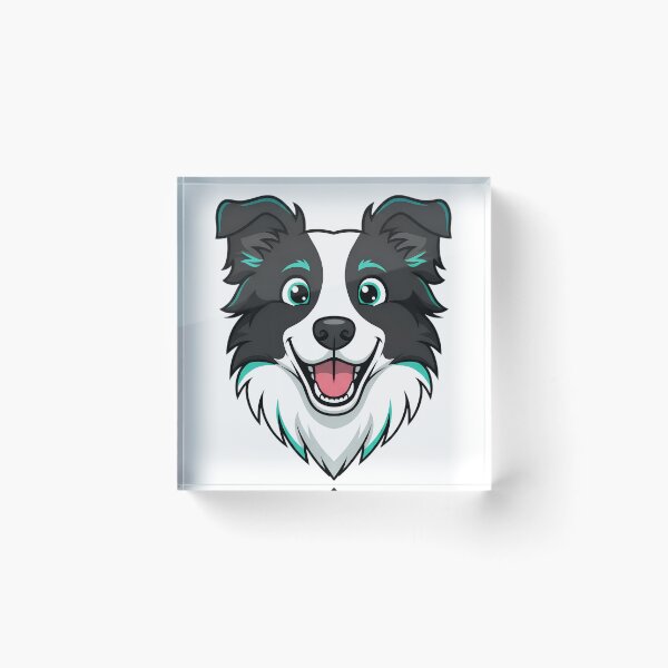 Item preview, Sheep Dog – Happy Cartoon Puppy Face Vector Art designed and sold by DamianRoy88.