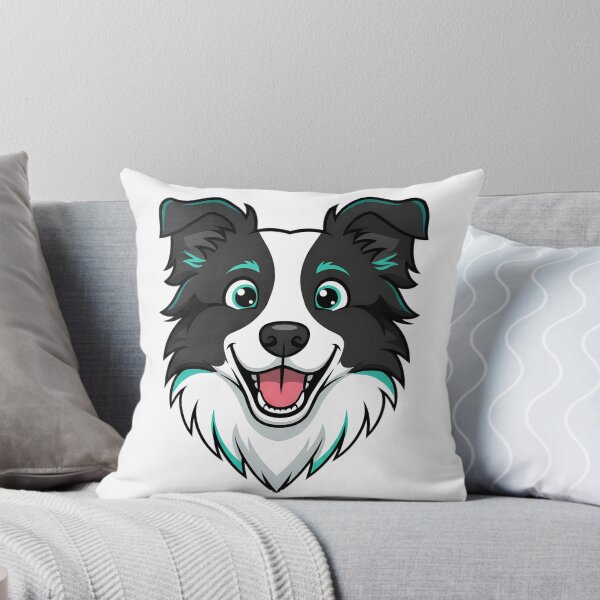 Item preview, Sheep Dog – Happy Cartoon Puppy Face Vector Art designed and sold by DamianRoy88.
