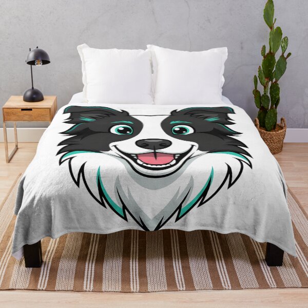 Item preview, Sheep Dog – Happy Cartoon Puppy Face Vector Art designed and sold by DamianRoy88.