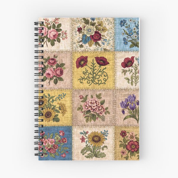 Item preview, Cottagecore Vintage Floral Quilt Design designed and sold by 3littlebears.