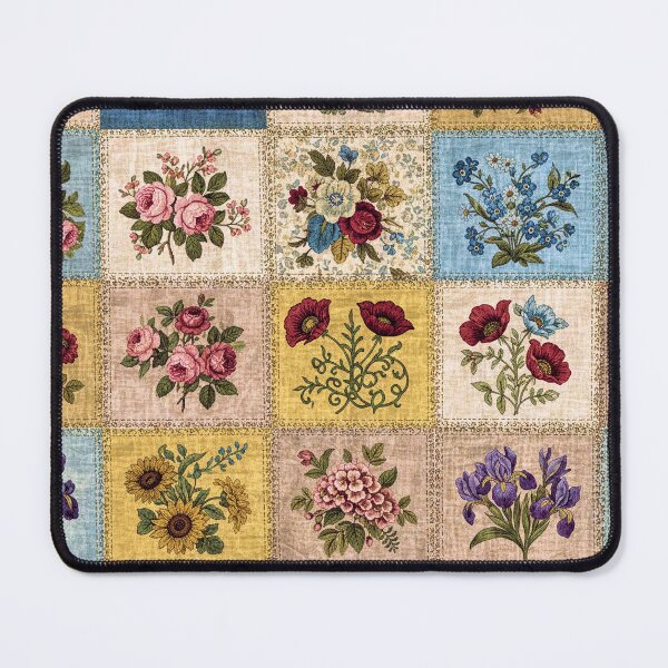Item preview, Cottagecore Vintage Floral Quilt Design designed and sold by 3littlebears.