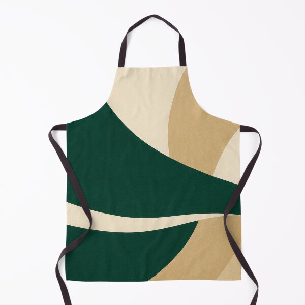 Item preview, Curved Green and Beige Abstract Flow designed and sold by SassyArtistry.