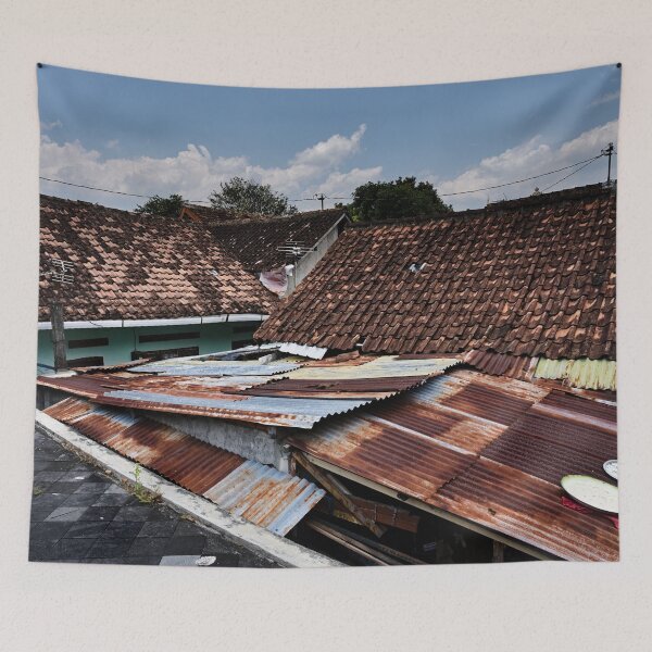 Item preview, Textures of time on the roofs of Java designed and sold by franck380.