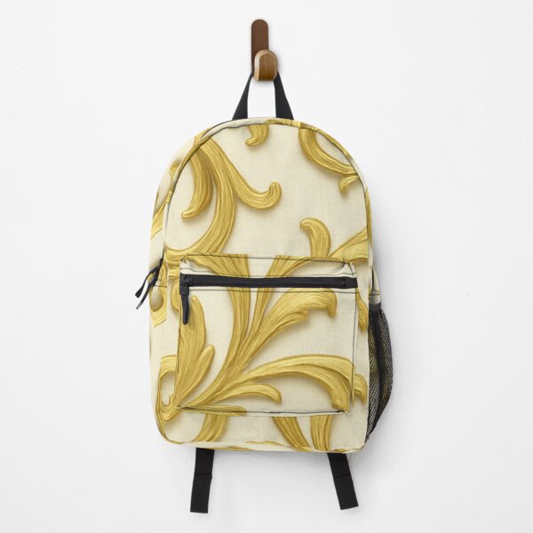 Item preview, Gold Baroque Floral Seamless Pattern designed and sold by SassyArtistry.