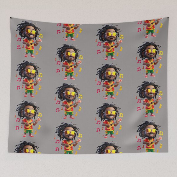 Item preview, Reggae Guy with the Ukulele of Joy designed and sold by Art & Heart.
