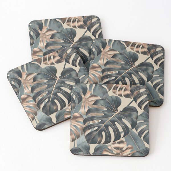 Item preview, Monstera leaf Tropical Plant  shower curtain designed and sold by loccotown168.