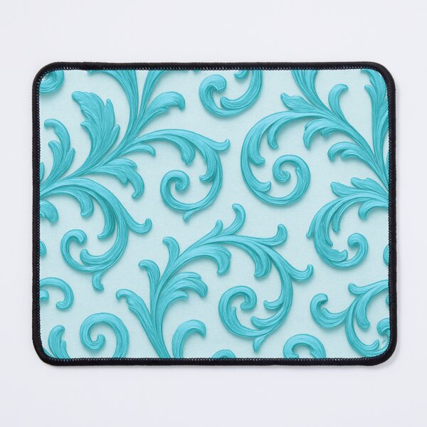 Item preview, Blue Baroque Floral Seamless Pattern designed and sold by SassyArtistry.