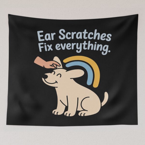 Item preview, Ear Scratches Fix Everything Dog Lover designed and sold by Vastingan.