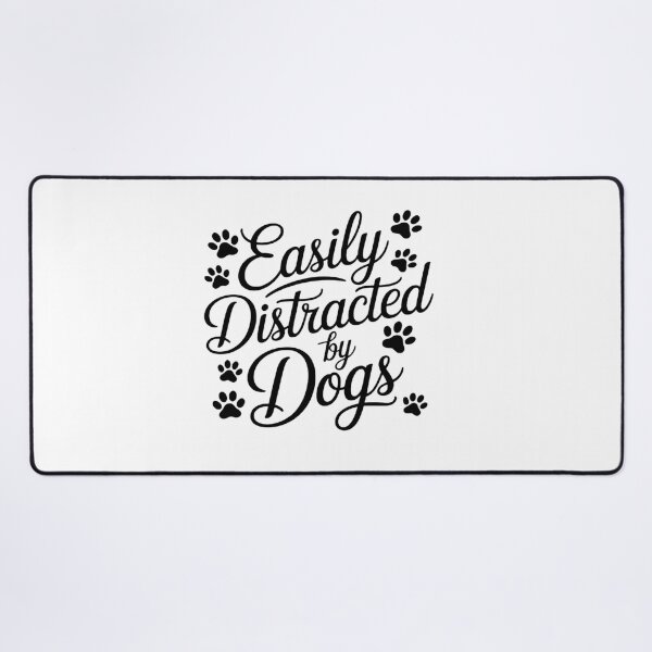 Item preview, Easily Distracted By Dogs Dog Lover Funny  designed and sold by Vastingan.