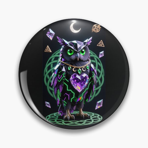 Item preview,  Cosmic Crystal Familiar - Mystical Halloween Spirit Guardian designed and sold by Geometric Grove.