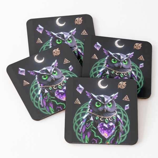 Item preview,  Cosmic Crystal Familiar - Mystical Halloween Spirit Guardian designed and sold by Geometric Grove.