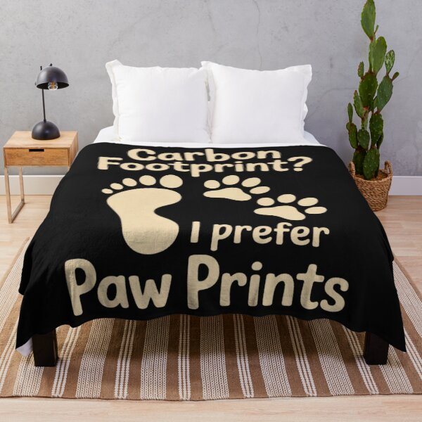 Item preview, Eco Friendly Carbon Footprint I Prefer Paw Prints designed and sold by Vastingan.