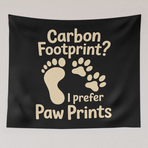 Item preview, Eco Friendly Carbon Footprint I Prefer Paw Prints  designed and sold by Vastingan.