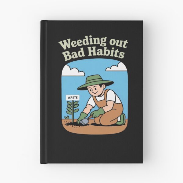 Item preview, Eco Friendly Weeding Out Bad Habits Garden Print designed and sold by Vastingan.