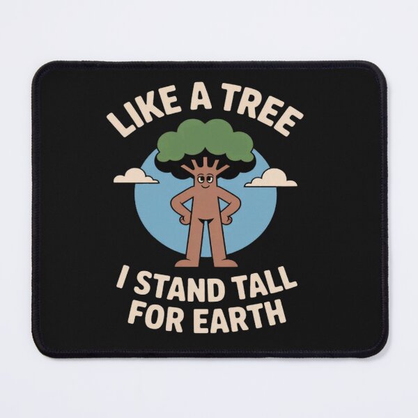 Item preview, Eco Tree Graphic Like a Tree I Stand Tall for Earth designed and sold by Vastingan.